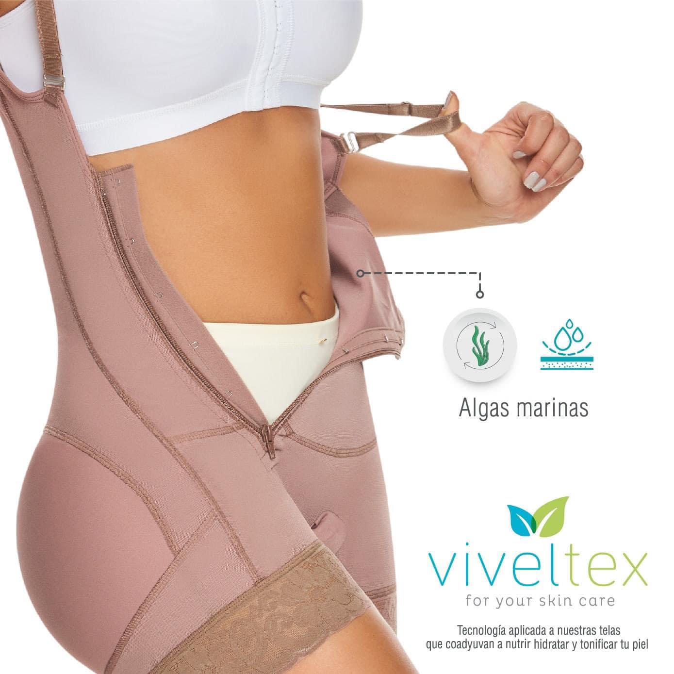Faja Corta Con Cremallera Lateral Cocoa (Faja DIANA)