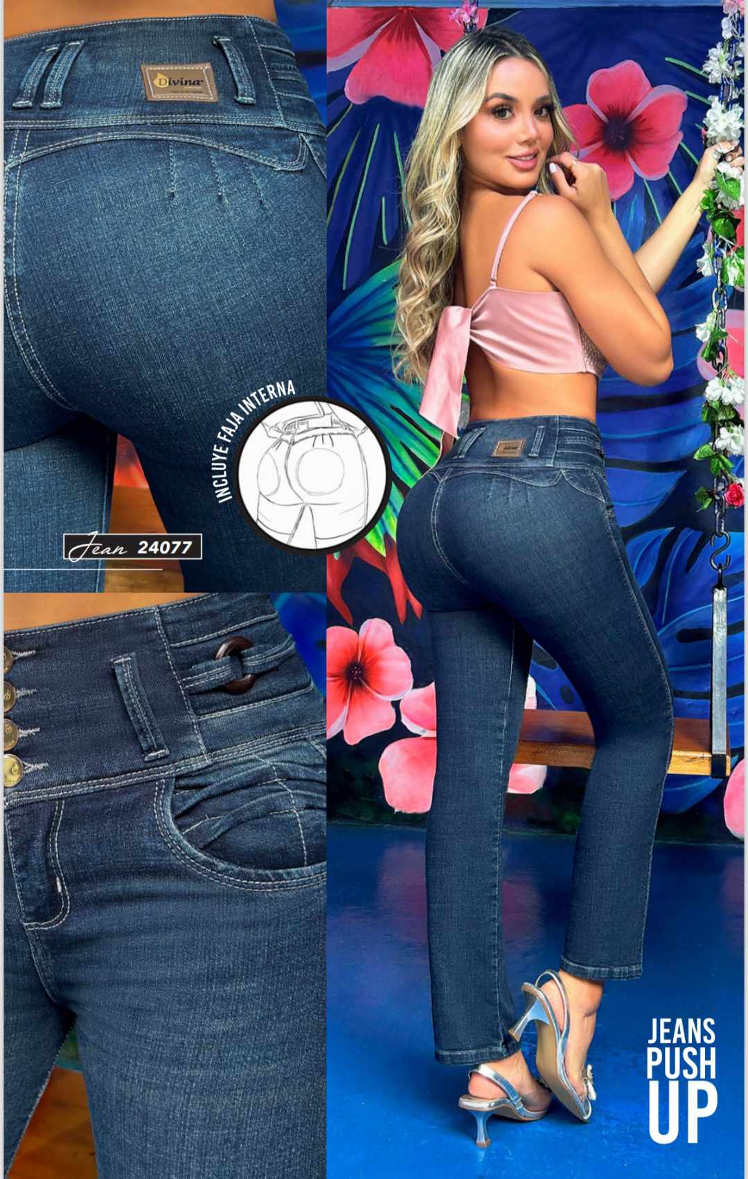 Jeans Con Faja 010