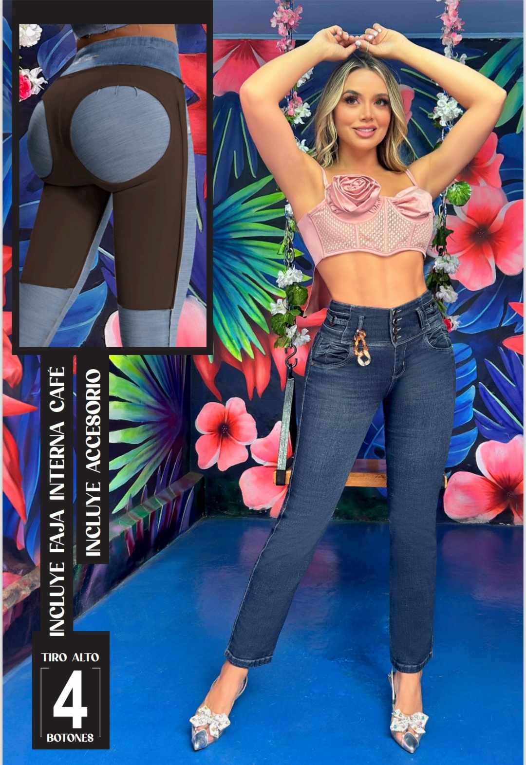 Jeans Con Faja 010