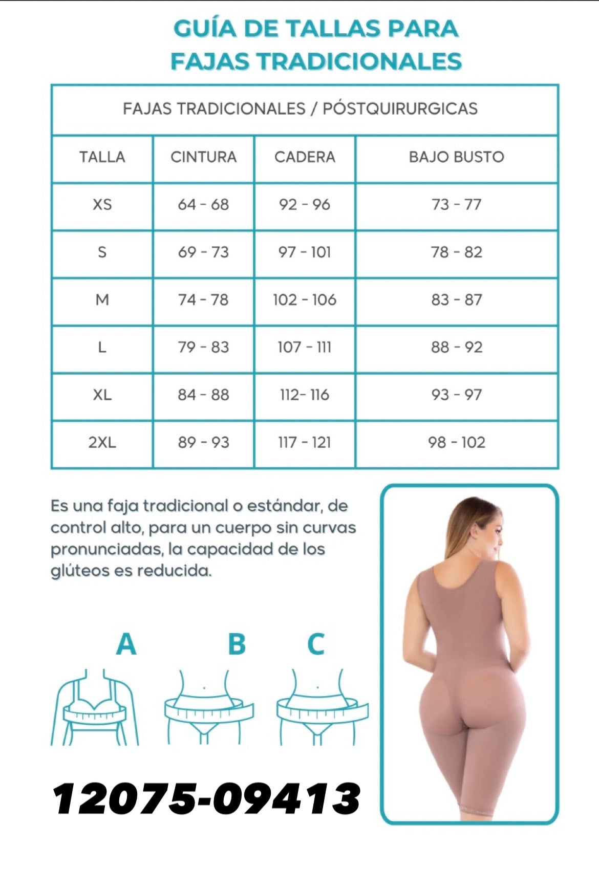 Faja Trusa corta Invisible IRMA