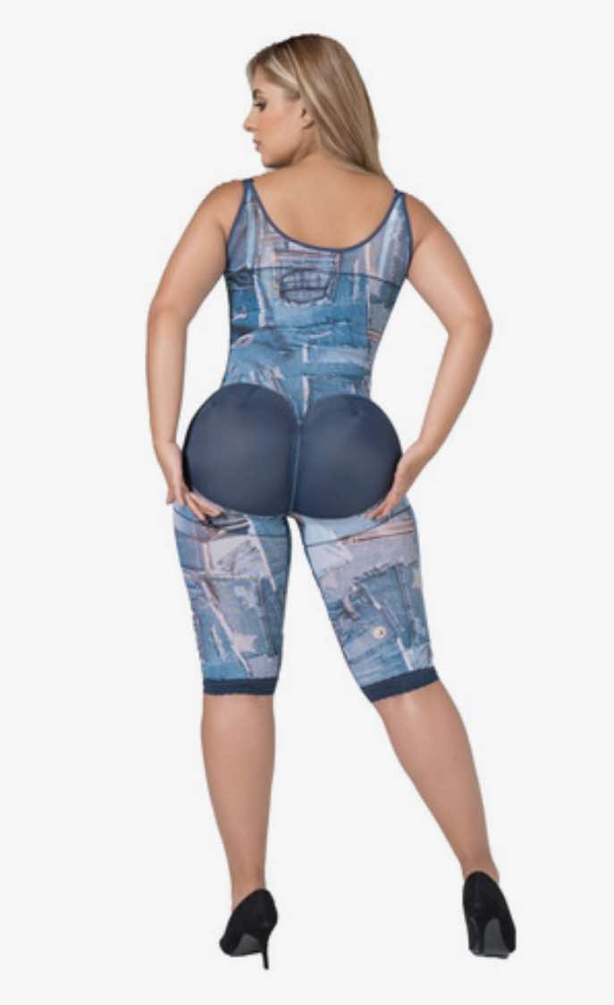 Faja Mezclilla Leida
