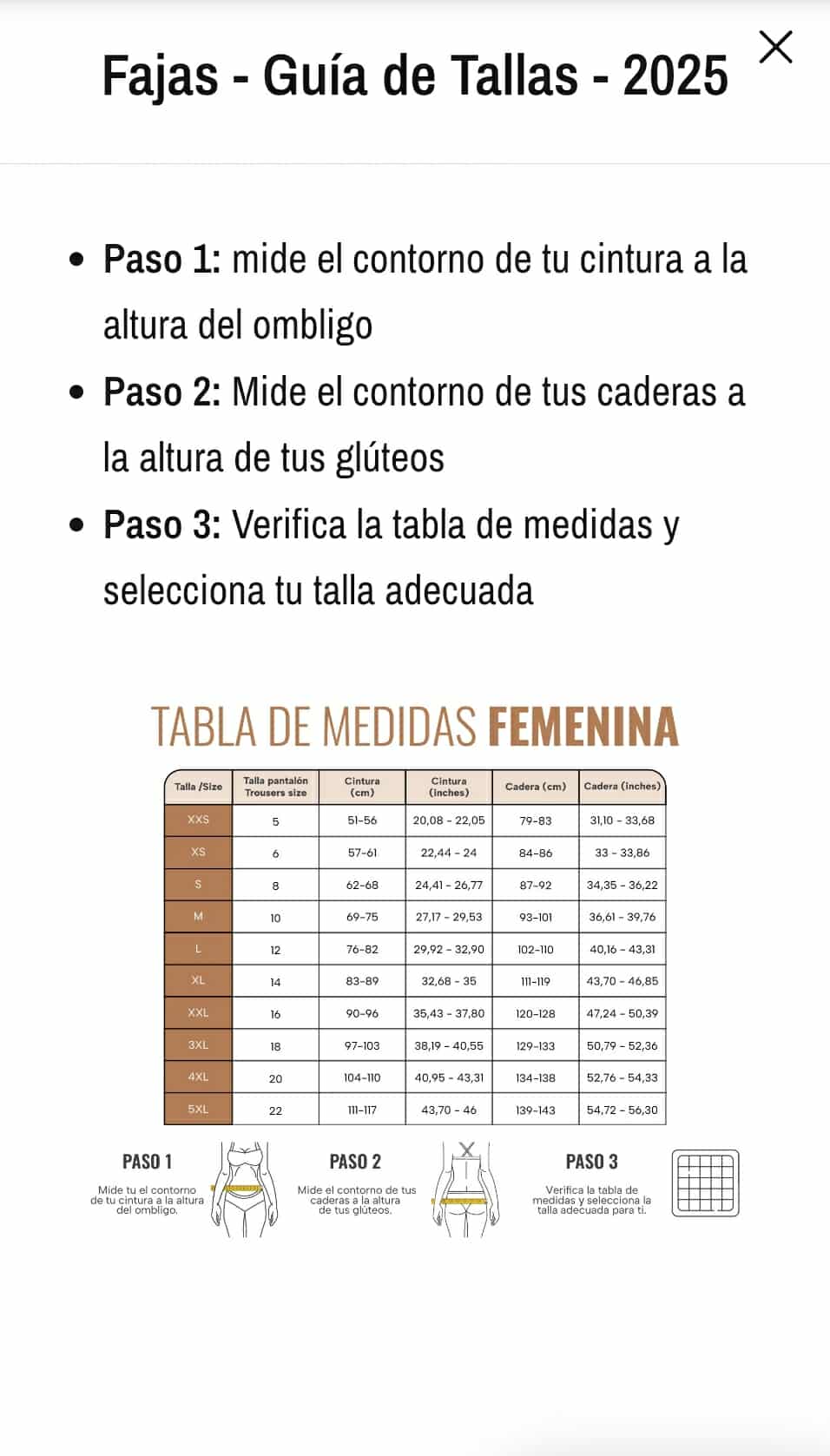 Faja Reloj de Arena MABEL