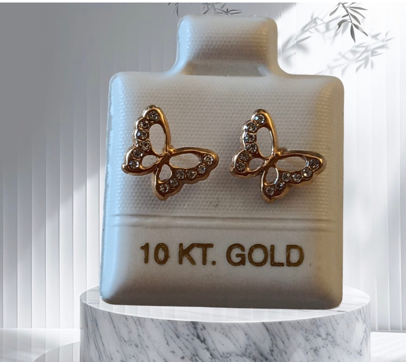 Aretes mariposa