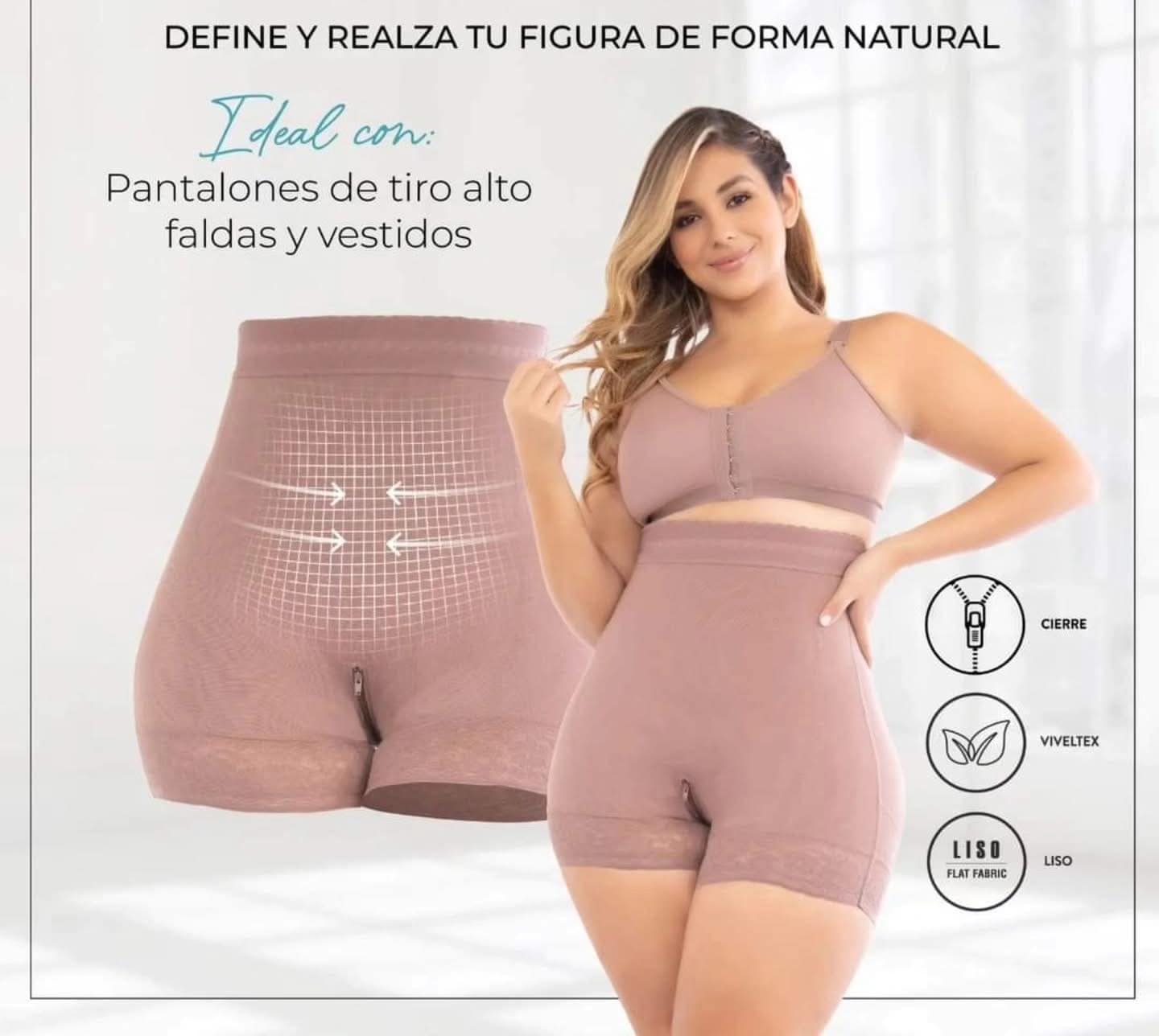 Panty Moldeador con Realce de Glúteos (Short IVET)