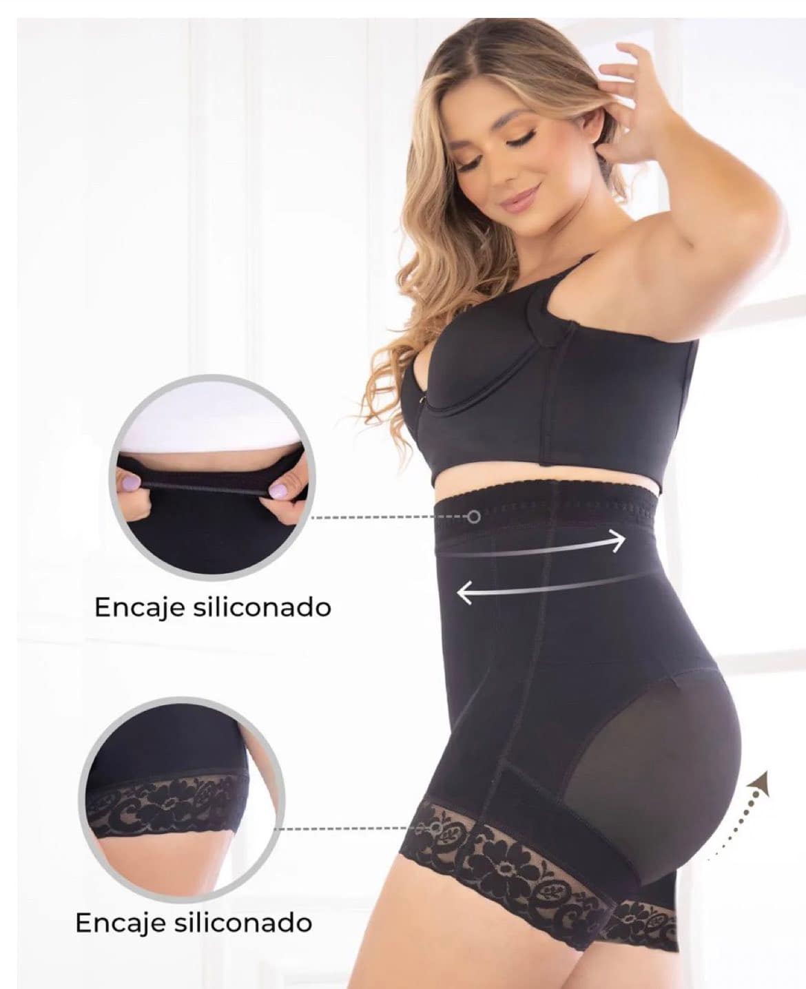 Panty Moldeador con Realce de Glúteos (Short IVET)