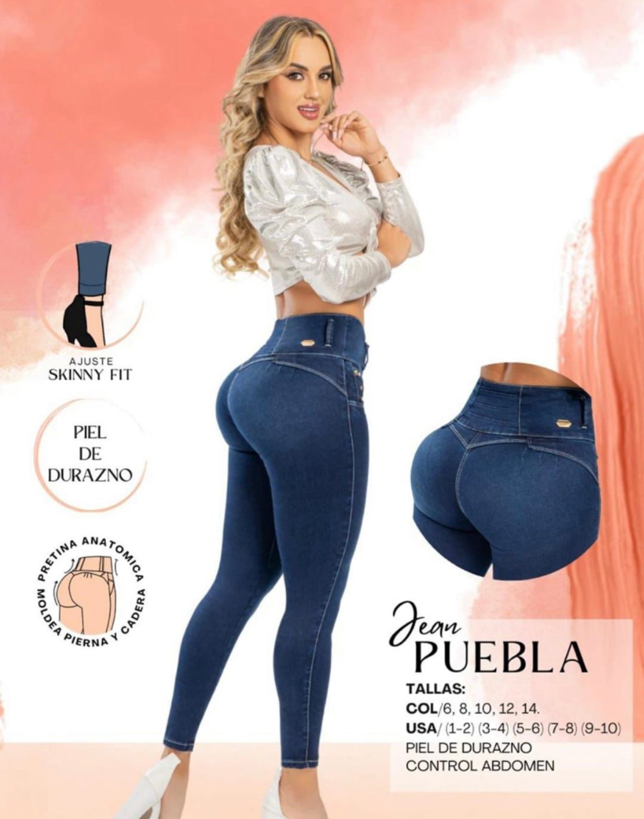 Jeans con faja