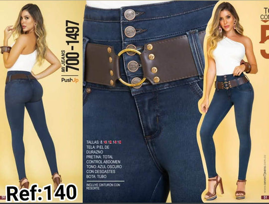 JEANS BOTA TUBO SIN BOLSA #140