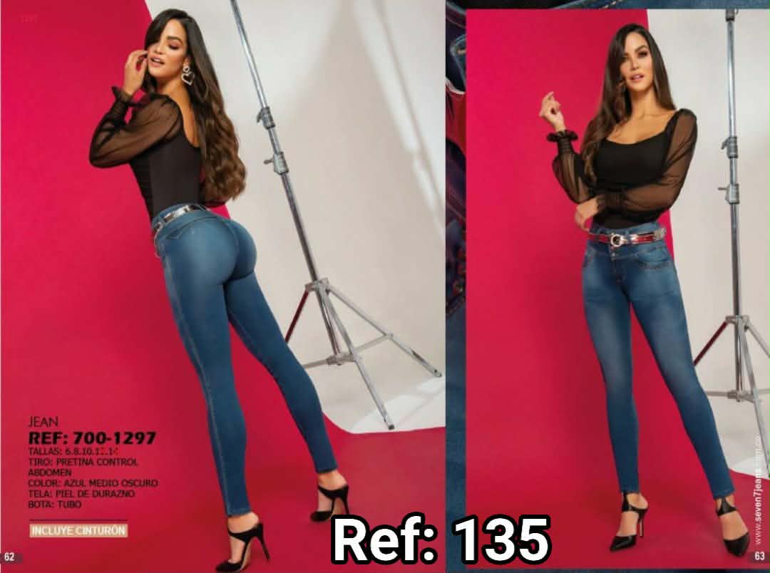 JEANS BOTA TUBO SIN BOLSA #135