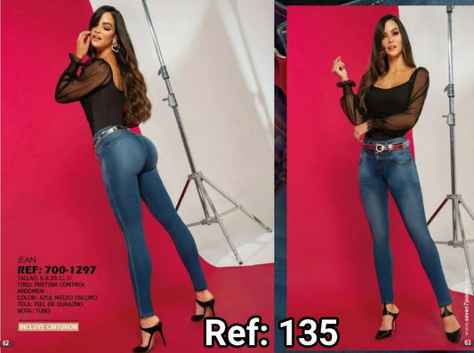 JEANS BOTA TUBO SIN BOLSA #135