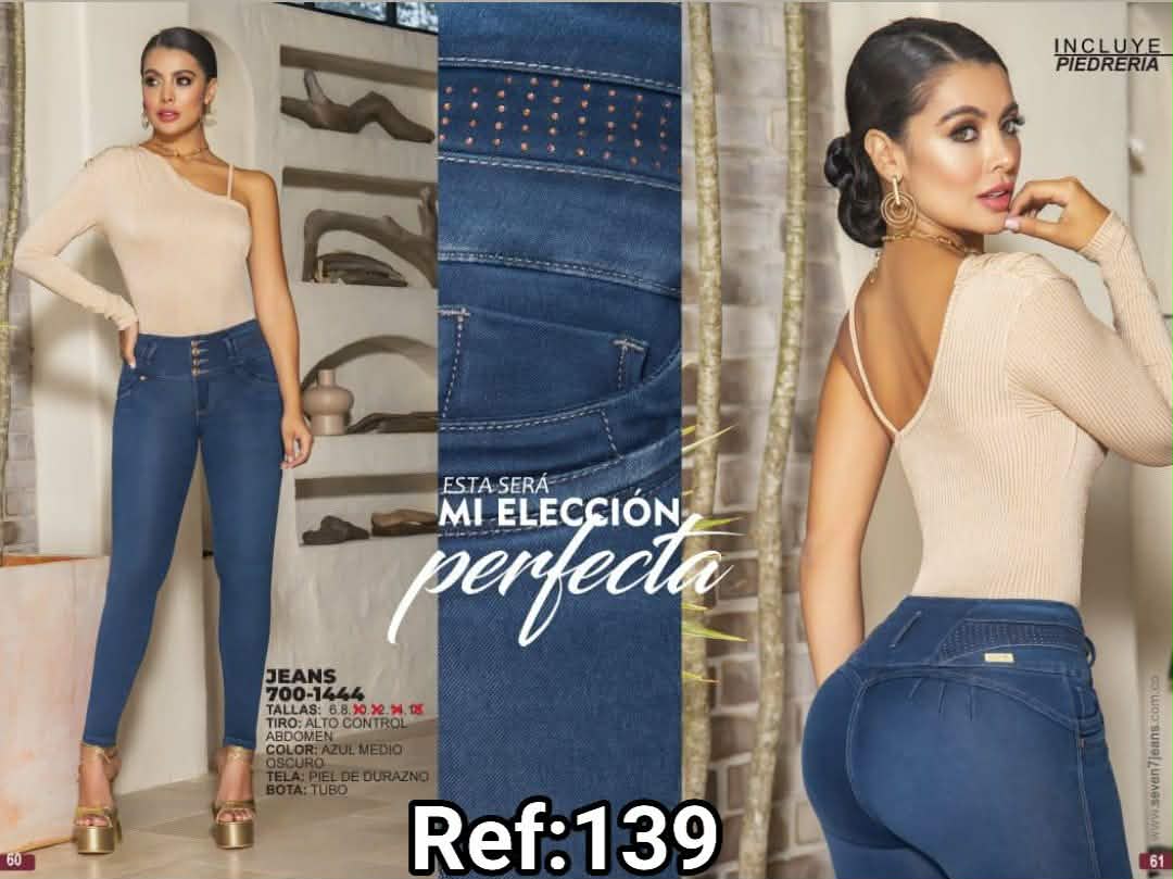 JEANS BOTA TUBO SIN BOLSA #139