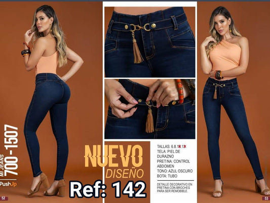 JEANS BOTA TUBO SIN BOLSA #142