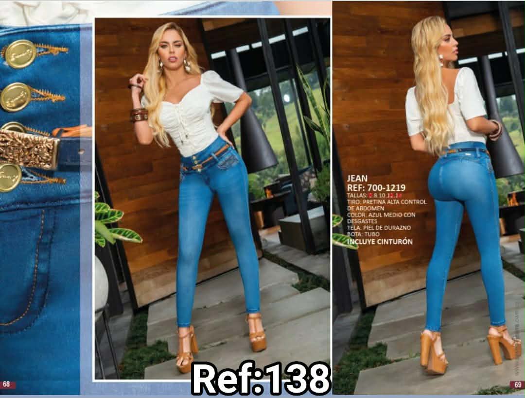 JEANS BOTA TUBO SIN BOLSA #138