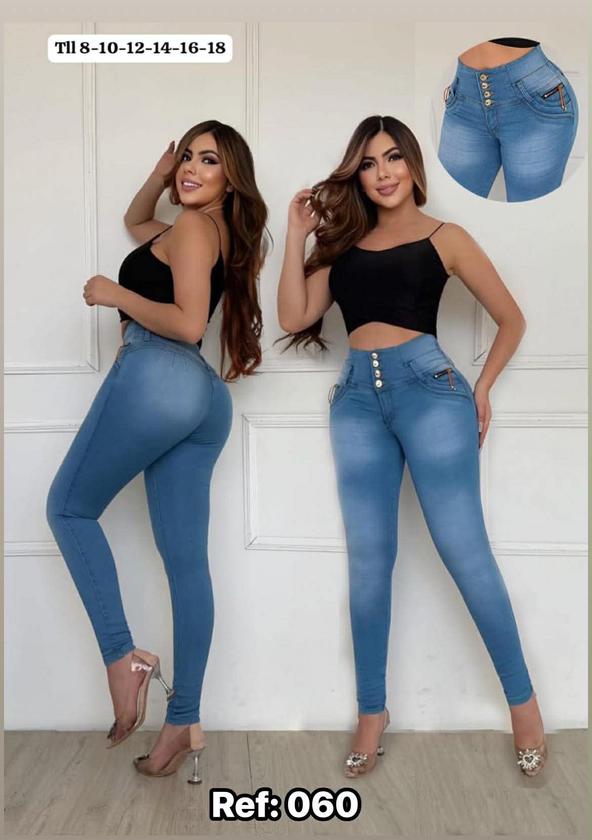 JEANS BOTA TUBO SIN BOLSA #060