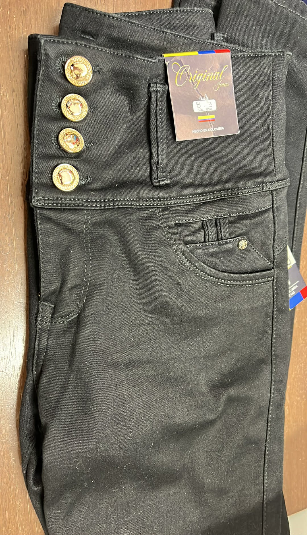 JEANS BOTA TUBO CON BOLSA #078