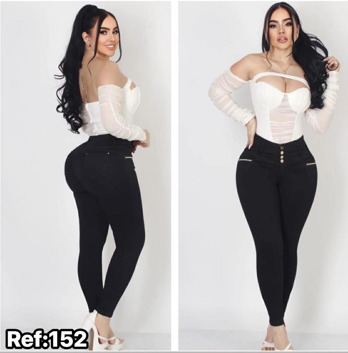 JEANS BOTA TUBO CON BOLSA #152