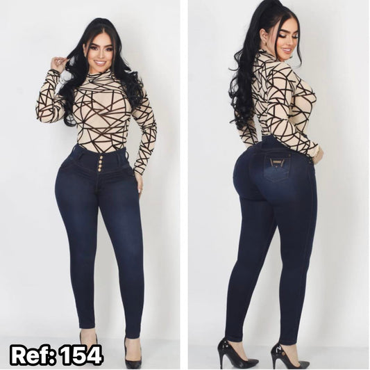 JEANS BOTA TUBO CON BOLSA #154